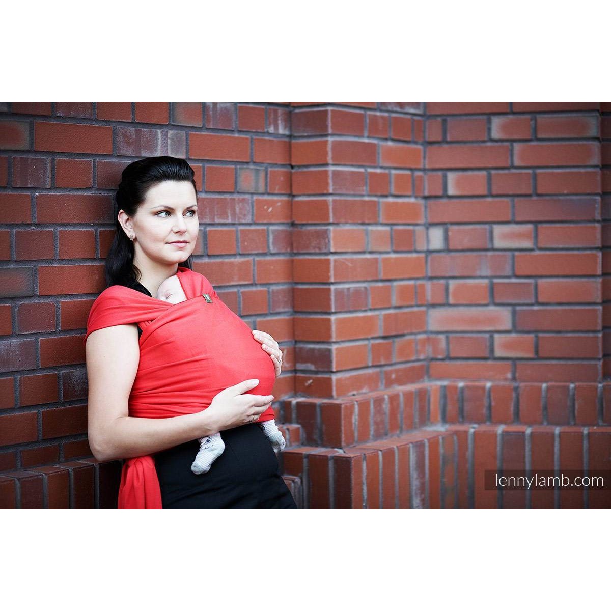 Lenny Lamb Stretchy Wrap - RUBY - Stretchy Wrap - Lenny Lamb - Afterpay - Zippay Carry Them Close