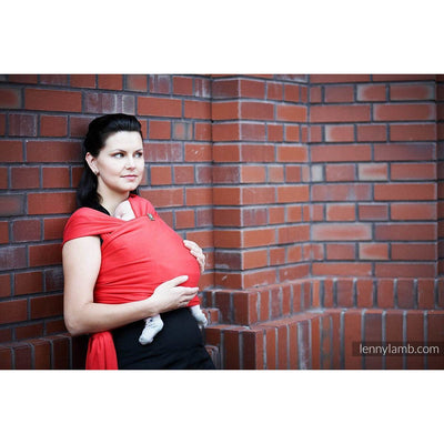 Lenny Lamb Stretchy Wrap - RUBY - Stretchy Wrap - Lenny Lamb - Afterpay - Zippay Carry Them Close