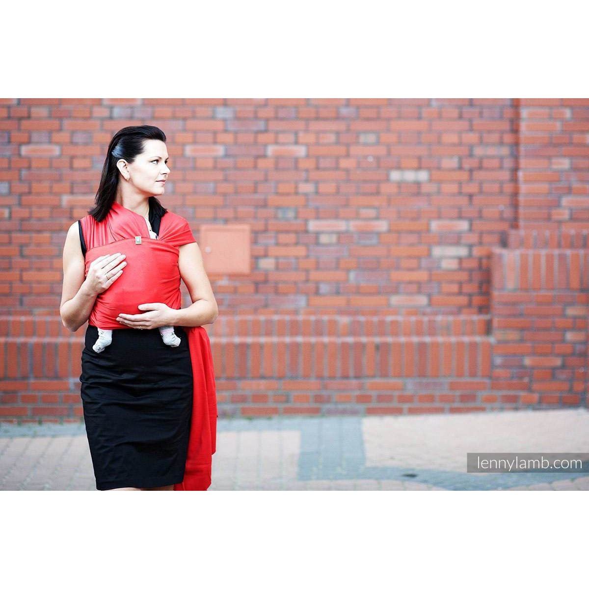 Lenny Lamb Stretchy Wrap - RUBY - Stretchy Wrap - Lenny Lamb - Afterpay - Zippay Carry Them Close