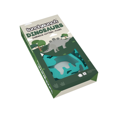 Lunch Punch Sandwich Cutters Pair - Dinosaurs