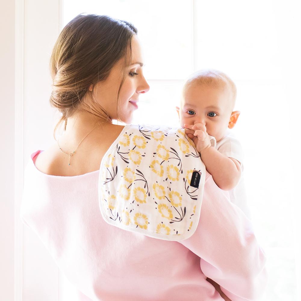 Bebe Au Lait - Muslin Contoured Burp Cloth (2 Set) - Sorrento
