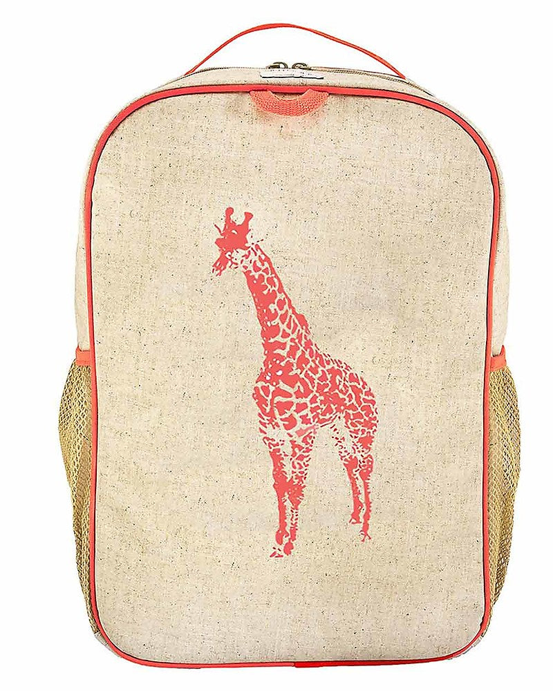 SoYoung - Toddler Backpack - Neon Orange Giraffe