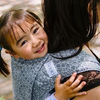 Fidella Fly Tai - MeiTai babycarrier Limited Edition Mosaic Stone Grey (Baby Size - From Birth), , Mei Tai, Fidella, Carry Them Close - 2