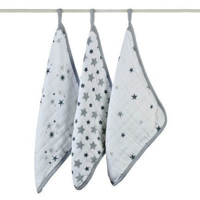 Aden and Anais - Wash Cloth Set - Twinkle - Bath - Aden and Anais - Afterpay - Zippay Carry Them Close