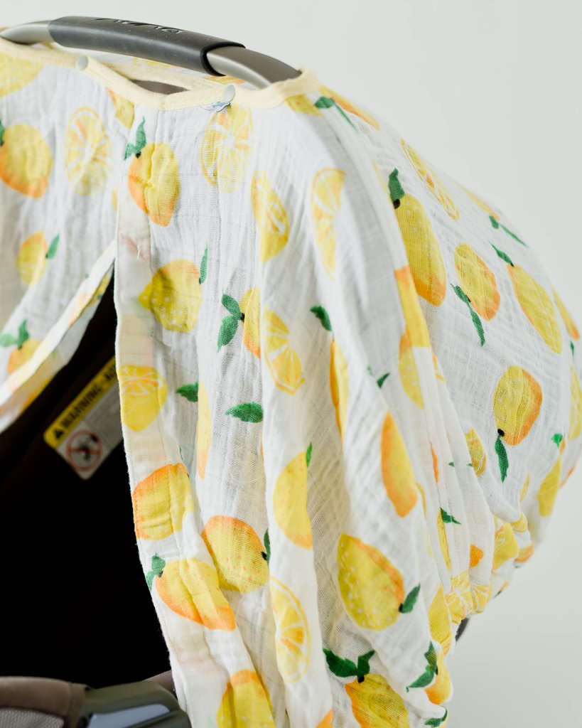 Little Unicorn - Car Seat Canopy - Lemon