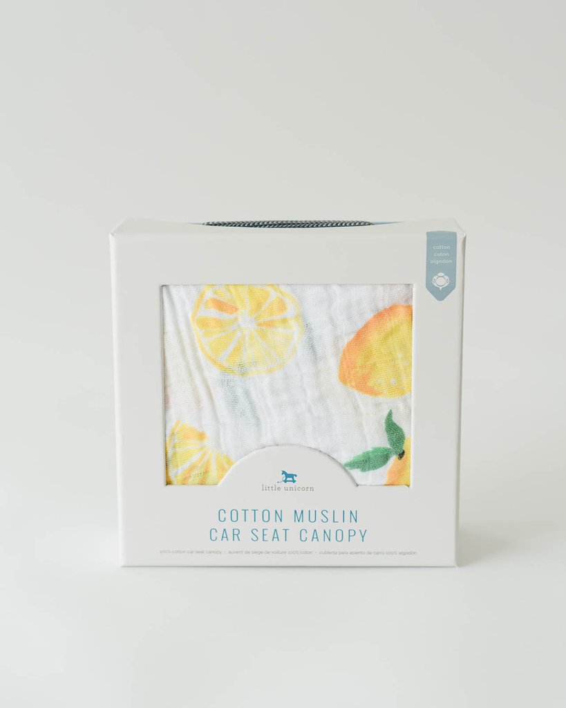 Little Unicorn - Car Seat Canopy - Lemon