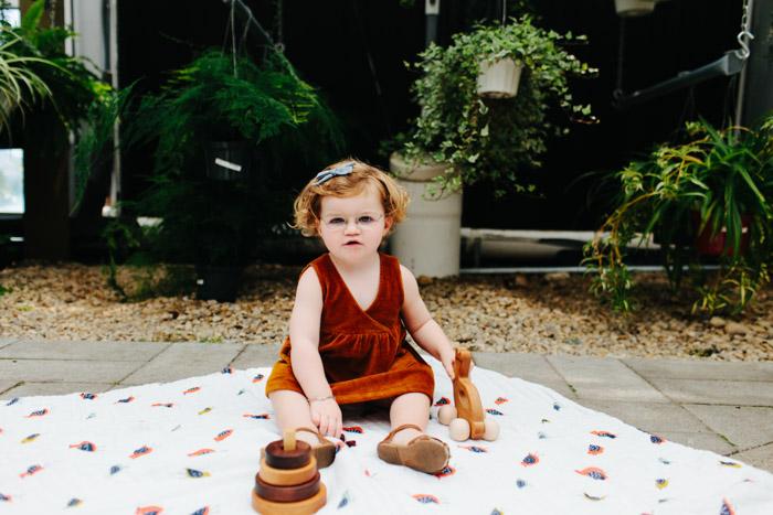 Little Unicorn - Cotton Muslin Baby Swaddle (Set 3) - Summer Poppy