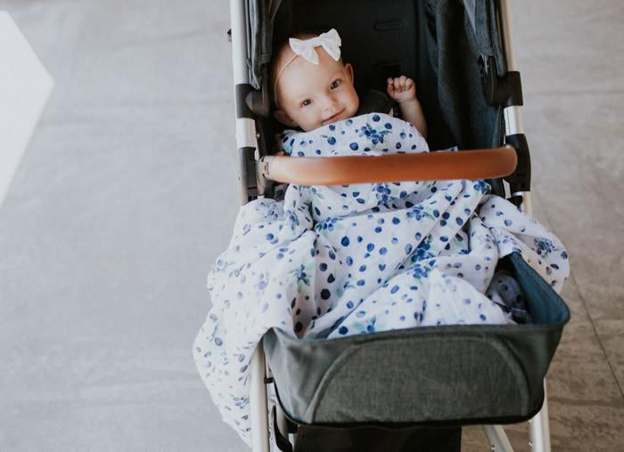 Little Unicorn - Cotton Muslin Baby Swaddle (Set 3) - Berry Lemonade