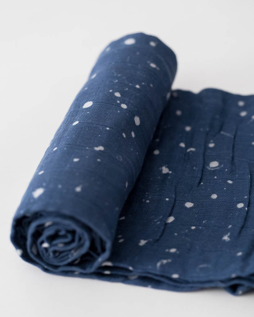 Little Unicorn - Cotton Muslin Baby Swaddle - Star Sailing