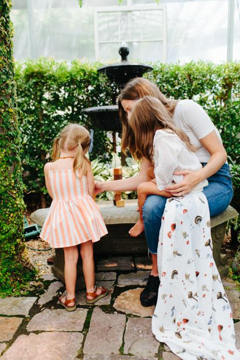 Little Unicorn - Cotton Muslin Baby Swaddle - Mushroom