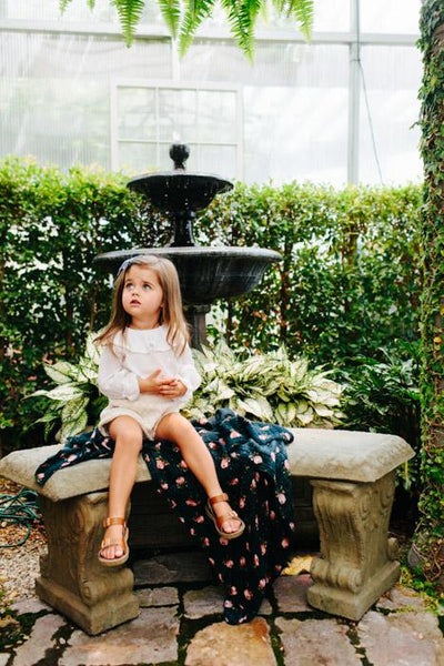 Little Unicorn - Cotton Muslin Baby Swaddle - Midnight Rose