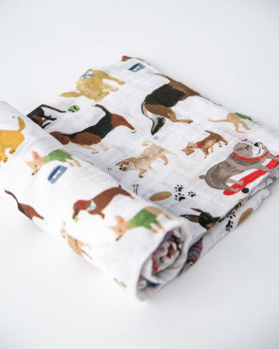 Little Unicorn - Cotton Muslin Baby Swaddle - Woof