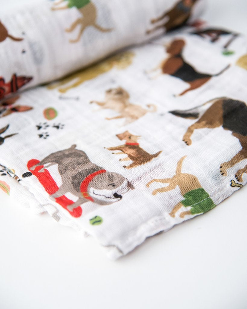 Little Unicorn - Cotton Muslin Baby Swaddle - Woof