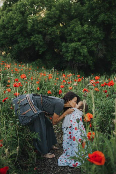 Little Unicorn - Muslin Blanket - Summer Poppy