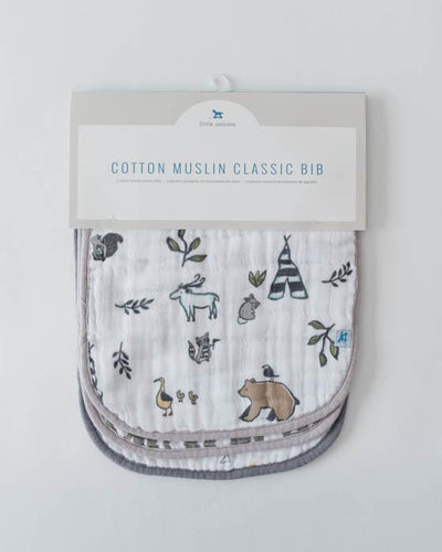 Little Unicorn - Snap Bib 3 Set - Forest Friends