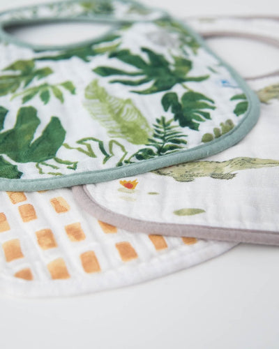 Little Unicorn - Snap Bib 3 Set - Gators