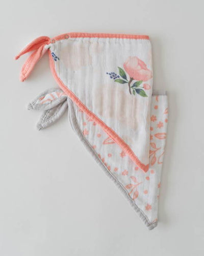 Little Unicorn - Bandana Bibs (2pk) - Watercolour Rose