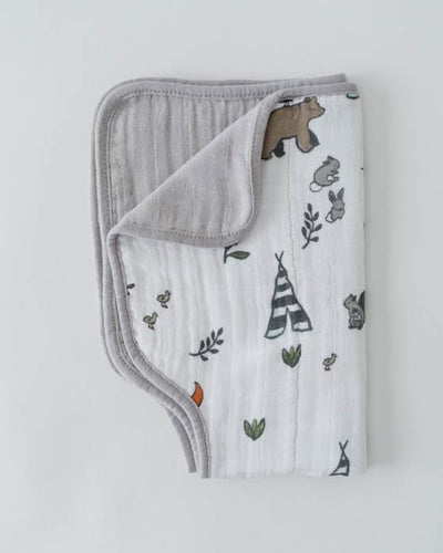 Little Unicorn - Burp Cloth - Forest Friends