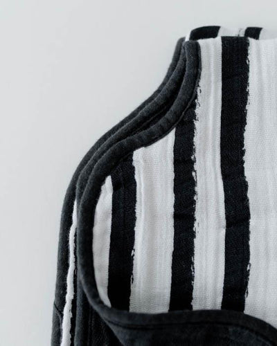 Little Unicorn - Burp Cloth - Ink Stripe