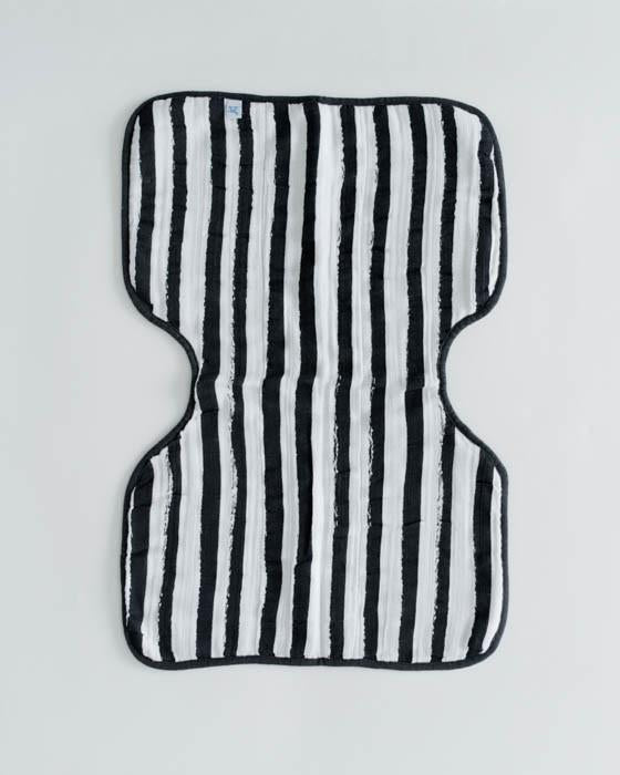 Little Unicorn - Burp Cloth - Ink Stripe
