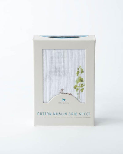 Little Unicorn - Cotton Muslin Cot Sheet - Oh Deer