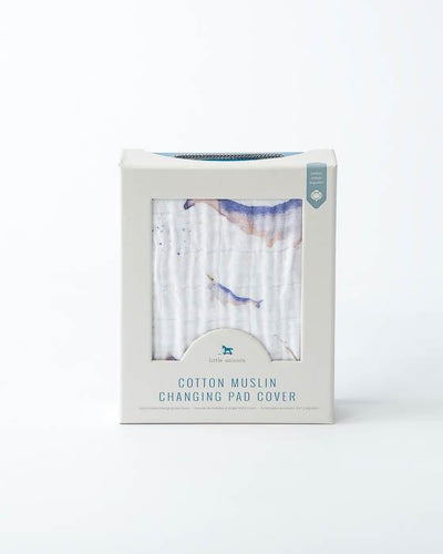 Little Unicorn - Changing Pad Cover - Narwhal