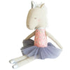 Alimrose - Yvette Unicorn Doll - Pink & Silver