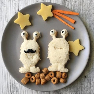 Lunch Punch Sandwich Cutters Pairs - Space