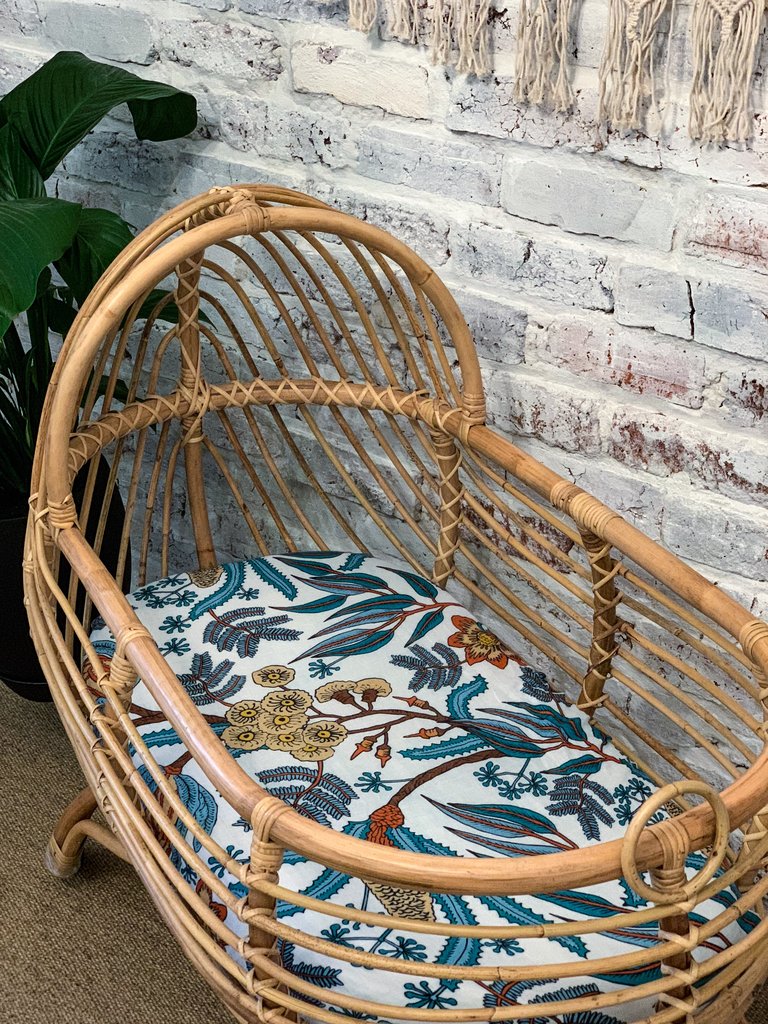 Pop Ya Tot - Cotton Muslin Bassinet Sheet - Wattle and Gum