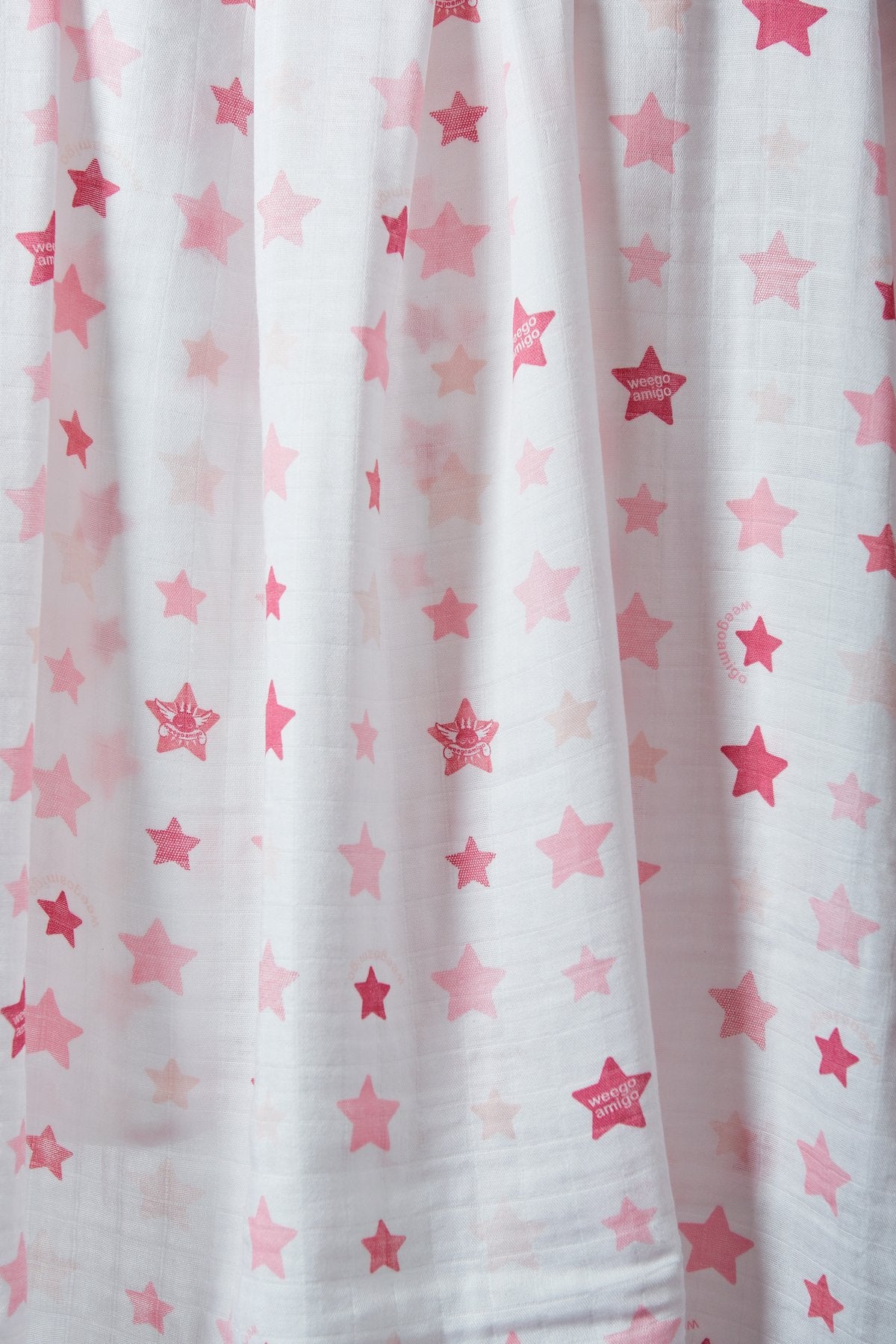 Weegoamigo - Bamboo Swaddle Wraps - Stars Pink
