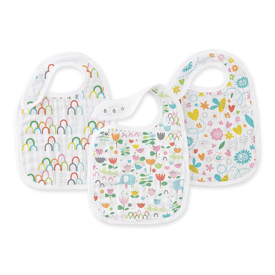 Aden and Anais - Snap Bib 3 Set - Zutano Fairground