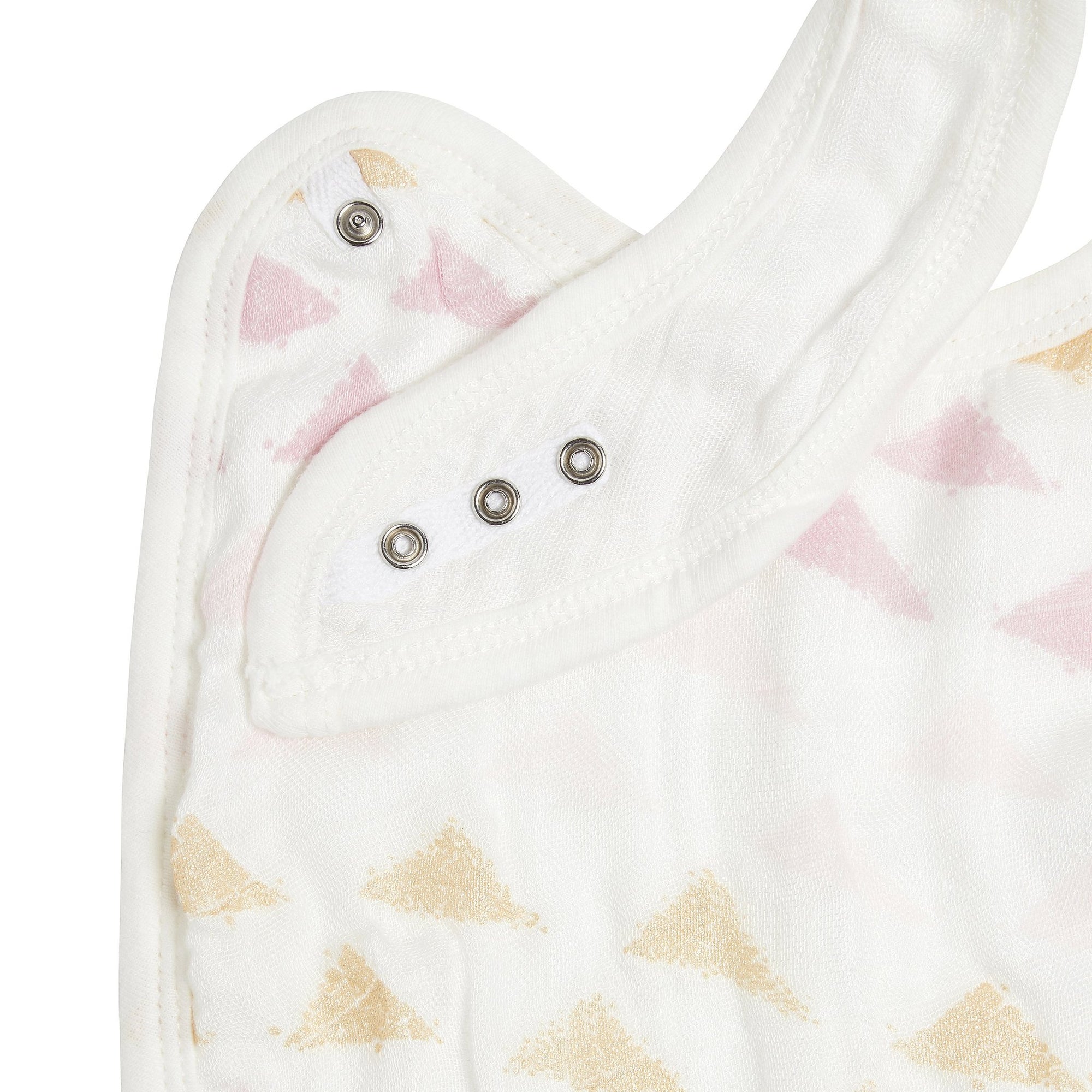 Aden and Anais - Snap Bib Silky Soft Bamboo - Set 3 - Primrose Birch Metallic