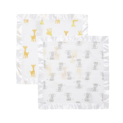 Aden and Anais - Aden by Aden + Anais Security Blankets Comforter - Safari Babies (set of 2)
