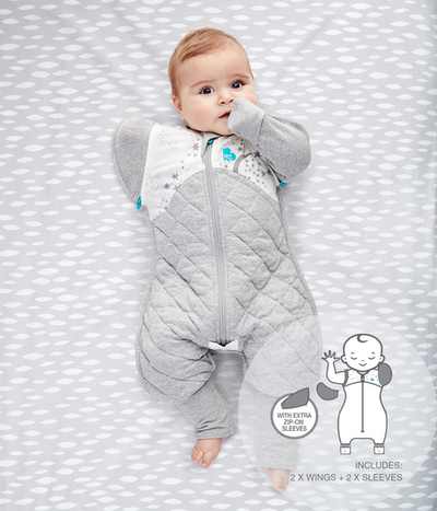 Love to Dream - Swaddle Up Transition SUIT - Warm (2.5TOG) - White