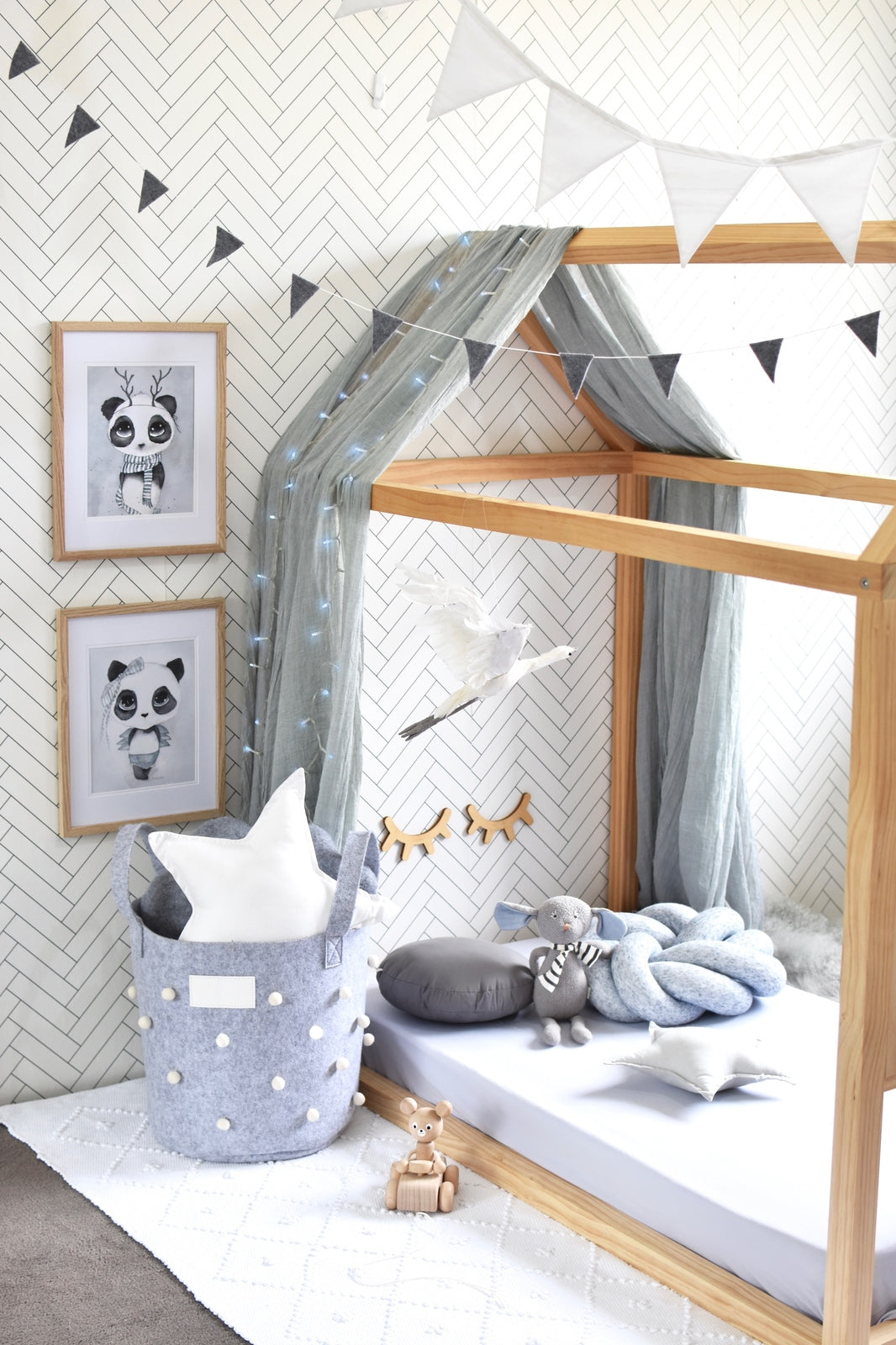 Snuggle Hunny Kids - Fitted Cot Sheet - Stone