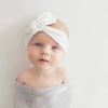 Snuggle Hunny Kids - Topknot Headband - Classic White