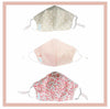 Alimrose - Face Mask - 3 layer Cotton - Sweet Floral (Adult)