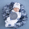 Snuggle Hunny Kids - Milestone Cards - Cloud Chaser & Indigo Reversible