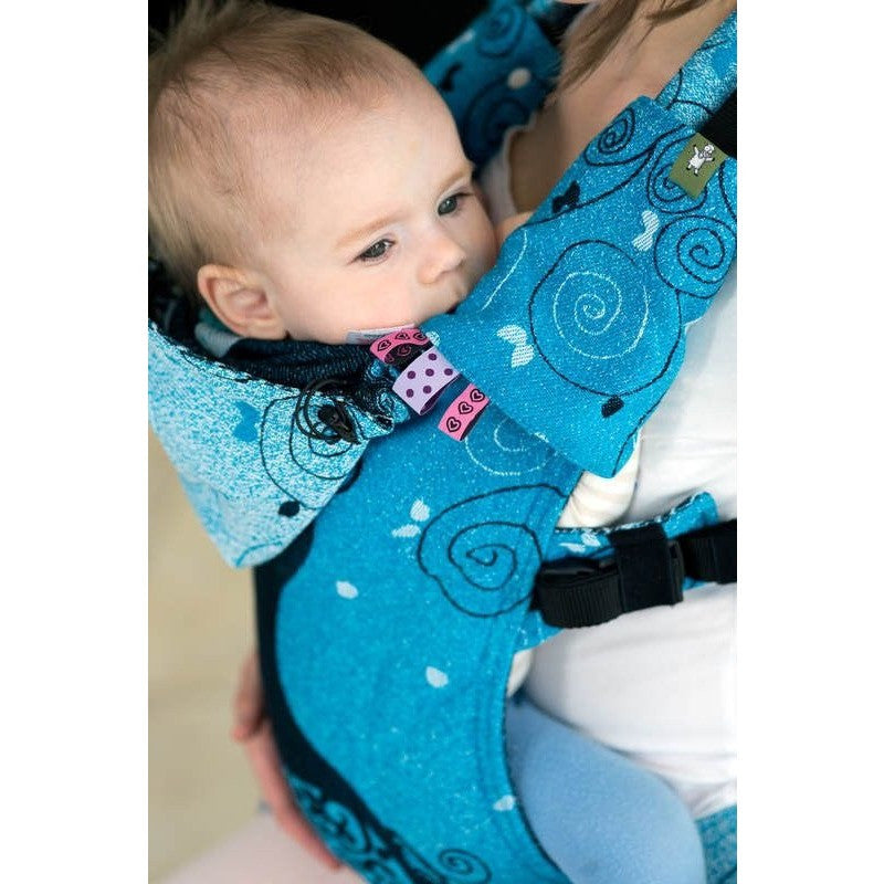 Lenny Lamb - Suck Pads and Reach Strap Set - Blue Princessa, , Carrier Accessories, Lenny Lamb, Carry Them Close  - 3