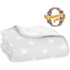 Aden and Anais - Dream Blanket Flannel Muslin - Fate - Baby Blankets - Aden and Anais - Afterpay - Zippay Carry Them Close