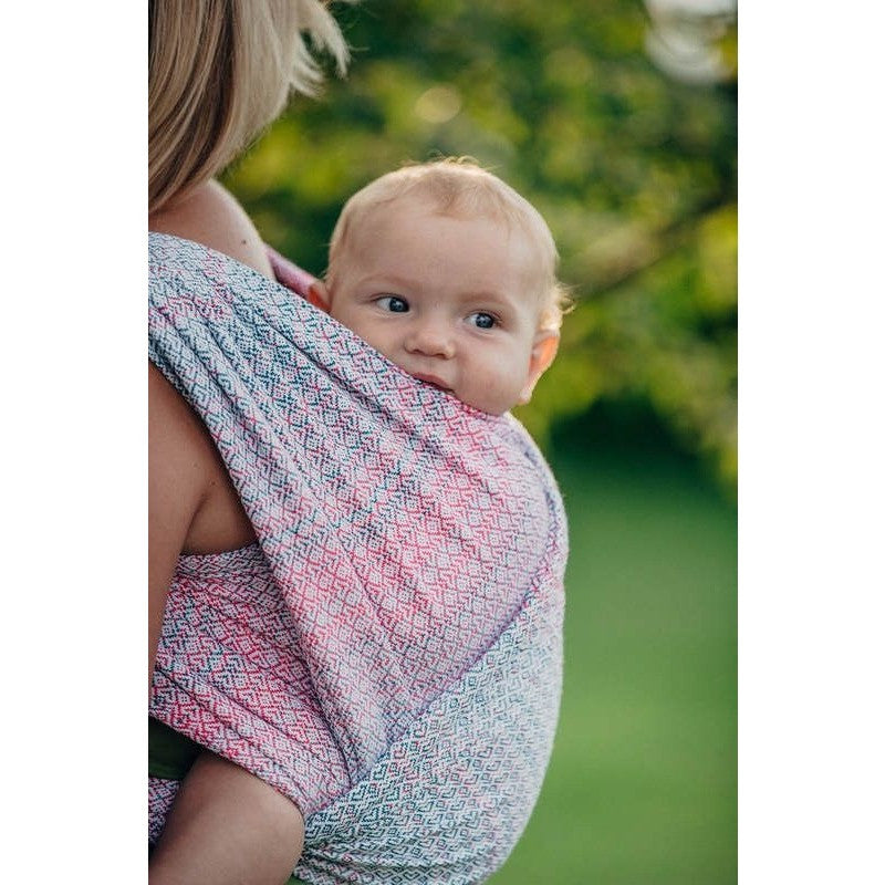 Lenny Lamb Wrap - Little Love Rose Garden, , Woven Wrap, Lenny Lamb, Carry Them Close  - 1