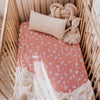 Snuggle Hunny Kids - Fitted Cot Sheet - Daisy