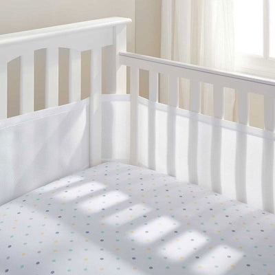 Breathable Baby - White Breathable Mesh Cot Liner (4 sides) - Cot Liner - Breathable Baby - Afterpay - Zippay Carry Them Close