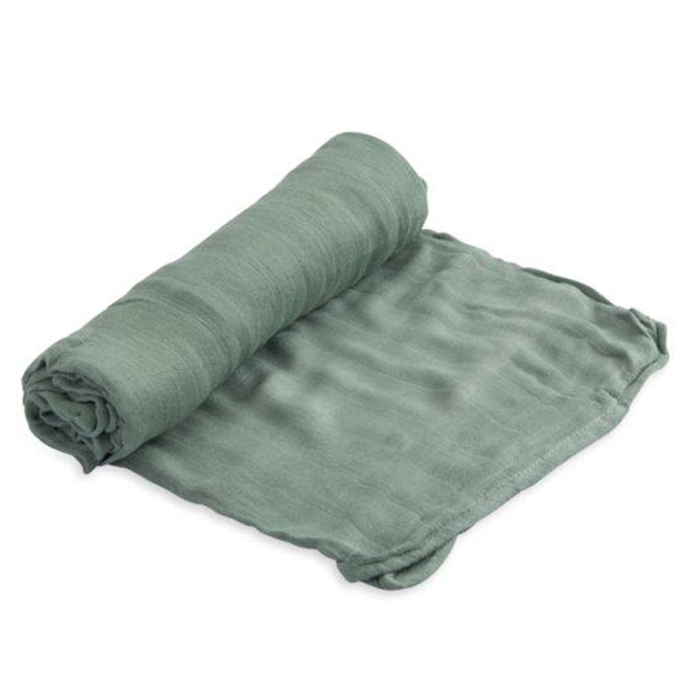 Little Unicorn - Bamboo Muslin Baby Swaddle - Sage