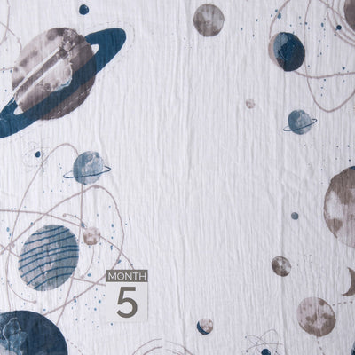 Little Unicorn - Photo Blanket Swaddle & Milestone Set - Planetary