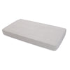 Little Unicorn - Cotton Muslin Cot Sheet - Grey Stripe