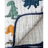 Little Unicorn - Muslin Quilt Blanket - Dino Friends