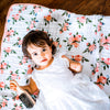 Little Unicorn - Muslin Quilt Blanket - Watercolour Roses