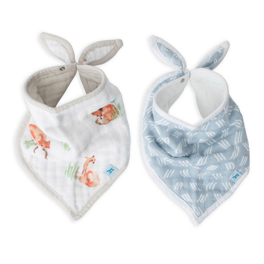 Little Unicorn - Bandana Bibs (2pk) - Fox
