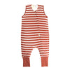 Woolbabe - Wool Winter Sleep Suit - Lava Stripe